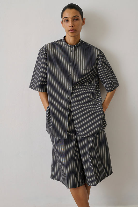 Chemise Hannah - Noir/Cardamome - Coton - Femme