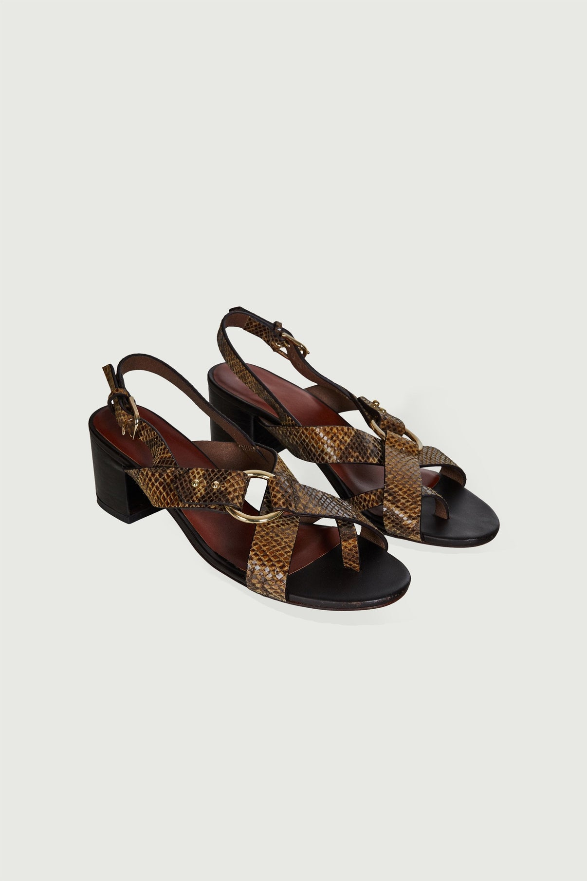 PYTHON FLORENTINE SANDALS vue 2