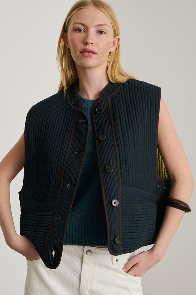 Blouson Tomari - Ardoise Foncée - Coton - Femme